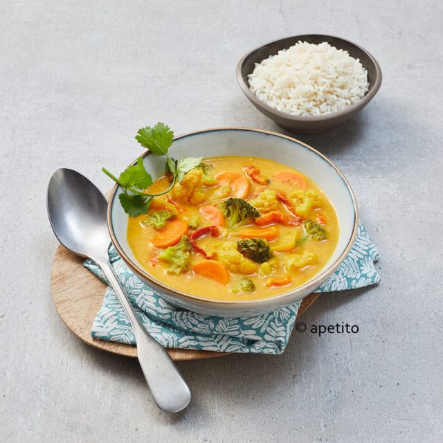 apetito Menüservice Currysuppe
