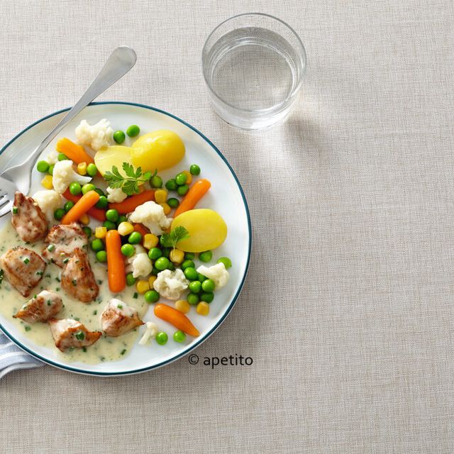 apetito Menüservice Hähnchen mit Kartoffeln